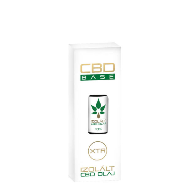 CbdBase Izolált CBD olaj – 10% CBD – 10 ml 1000 mg-doboz